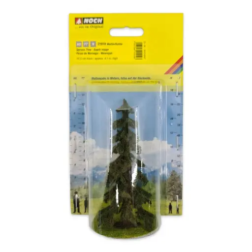 [NO21919] Sapin rouge - NOCH 21919 - HO / TT / N - hauteur 105 mm
