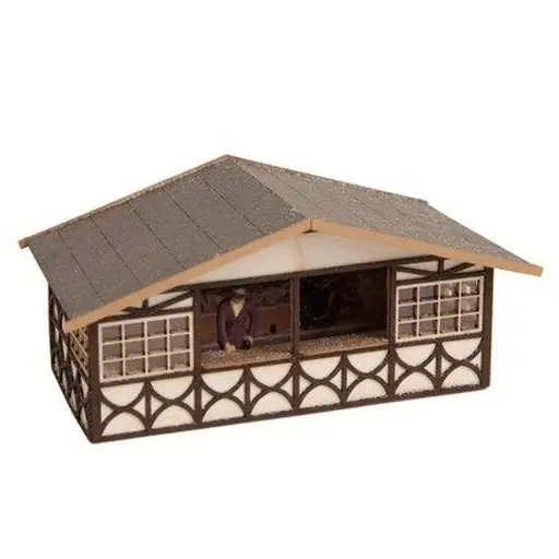 [NO14392] Étal du marché de Noël NOCH 14392 HO 1/87 - 80x50x35 mm