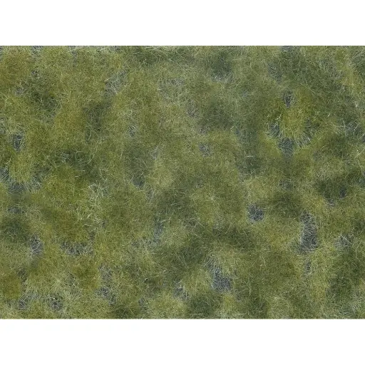 [NO07251] Feuille/tapis herbe 120 x 180 mm vert olive NOCH 07251 - HO 1/87 - Détaillé