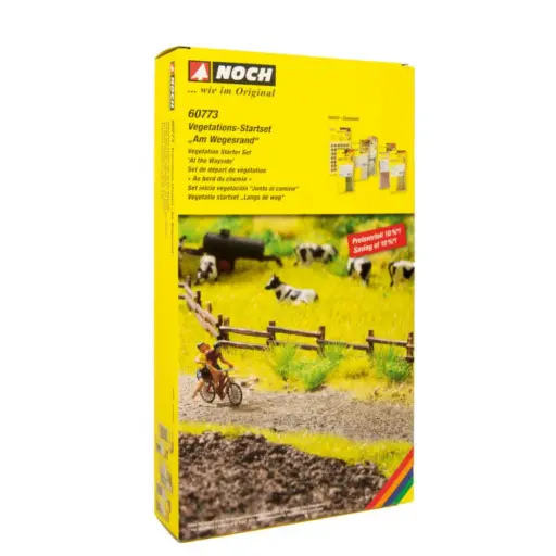 [NO60773] Set de départ végétation "Au bord du chemin" Noch 60773 - HO 1/87