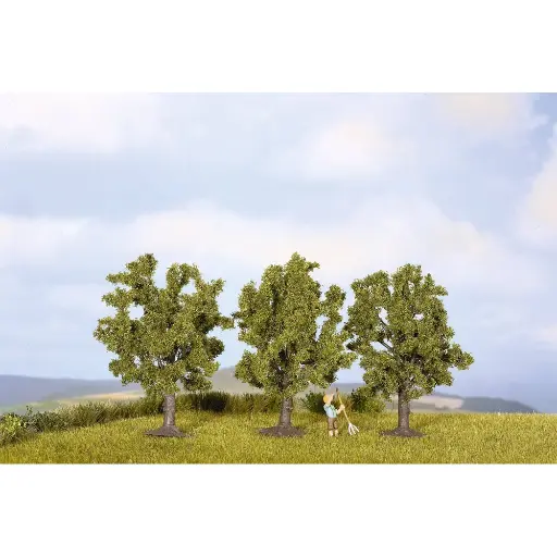 [NO25510] Pack de 3 arbres Noch 25510 - N 1/160 - Z 1/220 - Hauteur 45 mm