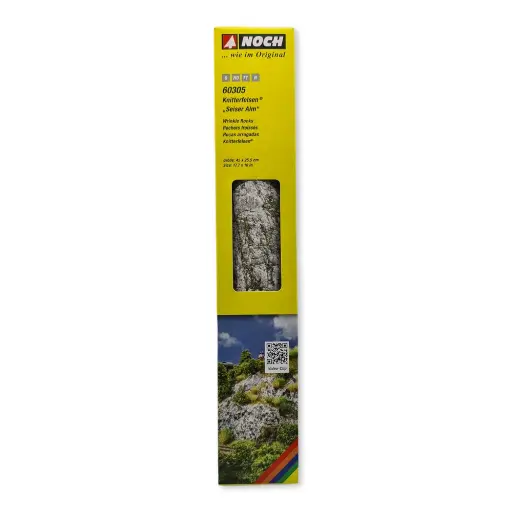 [NO60305] Feuille de rocher à froisser Noch 60305 - HO 1/87 - 450 x 255 mm