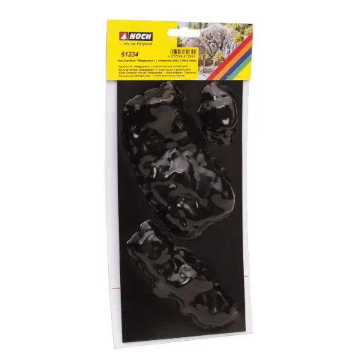 [NO61234] Moule de roche 3 rochers - Noch 61234 - Toutes échelles - 150 mL