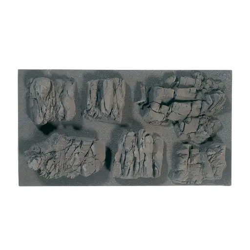 [NO58452] Set de 6 rochers en mousse Noch 58452 - Toutes échelles
