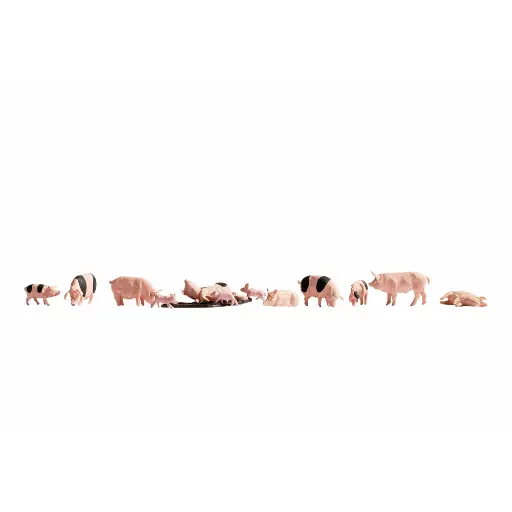 [NO36712] Pack de 12 cochons NOCH 36712 - N : 1/160