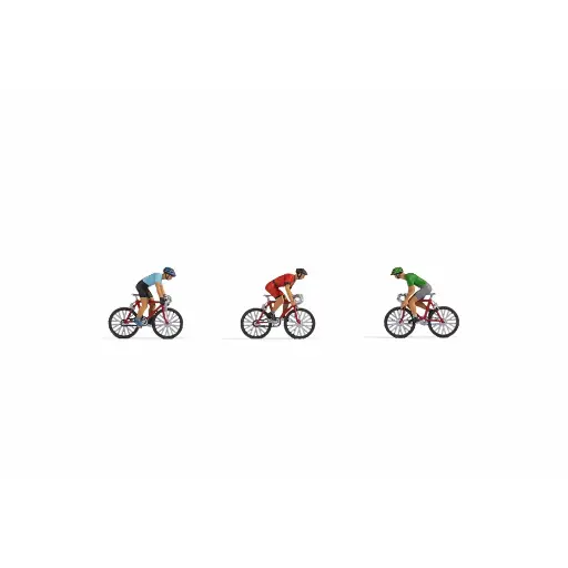 [NO15897] Pack de 3 cyclistes NOCH 15897 - HO : 1/87ème