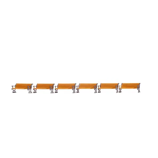 [NO35849] Pack de 6 bancs marrons et noirs NOCH 36849 - N : 1/160