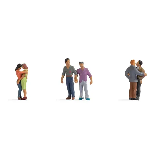 [NO15511] Pack de 3 couples de même sexe NOCH 15511 - HO : 1/87ème