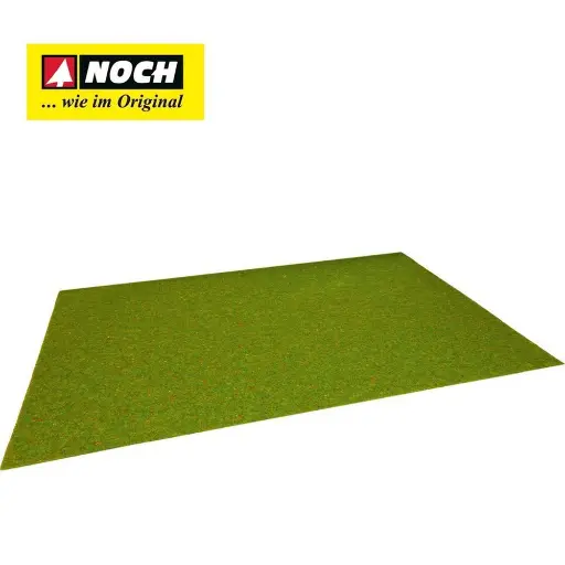 [NO00008] 4 tapis de gazon "prairie fleurie" - Noch 00008 - Toutes échelles - 4 pièces - 45x30 cm