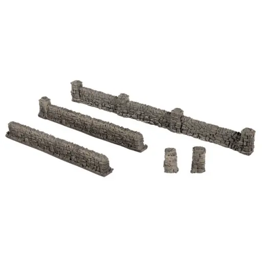 [NO58280] Murs miniatures en Granit Noch 58280 - HO 1/87 - 1040 x 15 mm