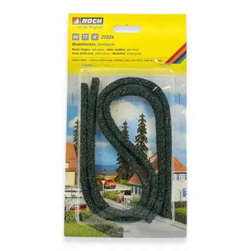 [NO21524] 2 petites haies Noch 21524 - HO 1/87 - 500 / 6 / 10 mm