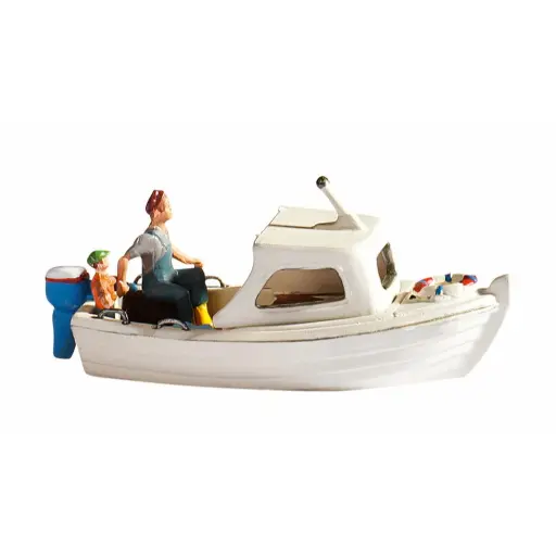 [NO16822] Un bateau de pêche avec personnages - NOCH 16822 - HO 1/87