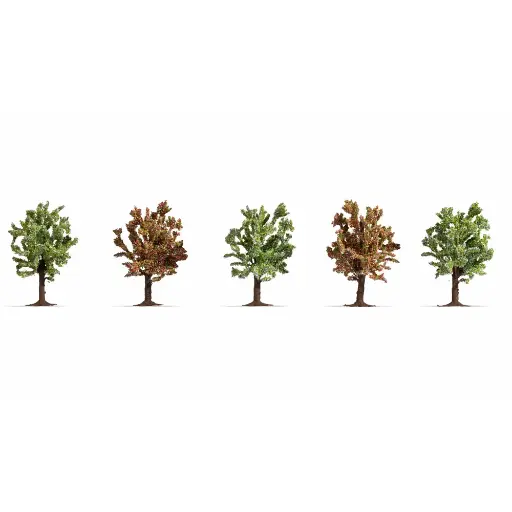 [NO25615] Pack de 5 arbres fruitiers Noch 25615- HO | TT | N | Z - hauteur 80 mm