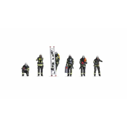 [NO44500] Lot de 6 Pompiers - Noch 44500 - Z: 1/220