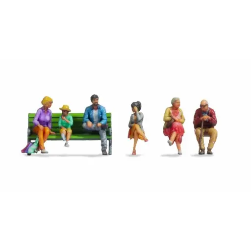 [NO44521] Personnages Assis - Noch 44521 - Z: 1/220
