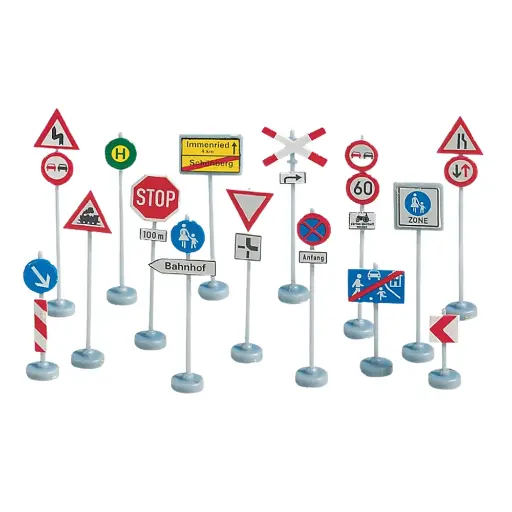[NO34121] 32 Panneaux de signalisation - NOCH 34121 - N 1/160