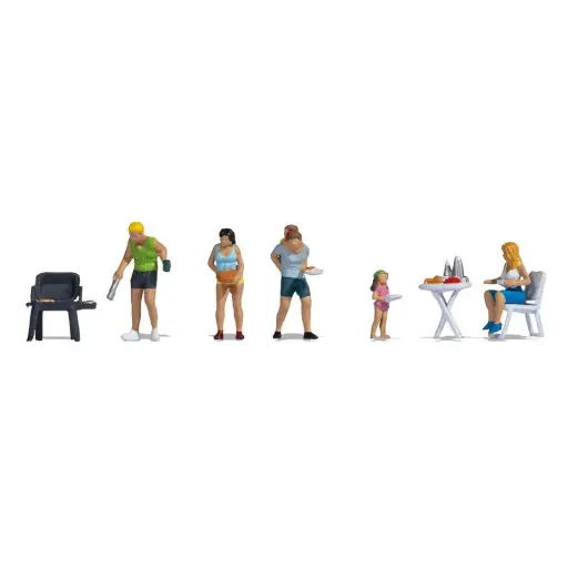 [NO15881] Personnages au camping - Noch 15881 - HO 1/87