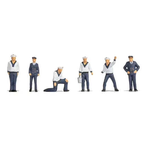 [NO36046] 6 personnages marin - NOCH 36046 - N 1/160