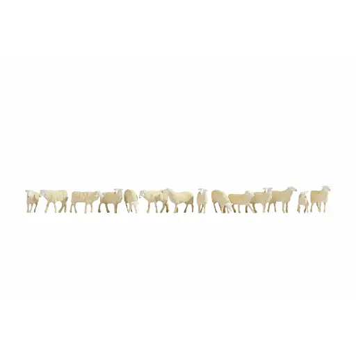 [NO15749] Lot de 14 Moutons - Noch 15749 - HO 1/87