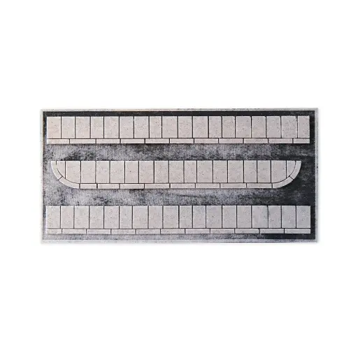 [NO60340] Chaussée structurée dalles de béton - Noch 60340 - HO 1/87