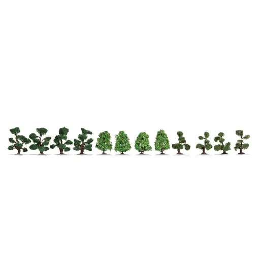 [NO21546] 12x arbres d'ornement - HO 1/87 - NOCH 21546