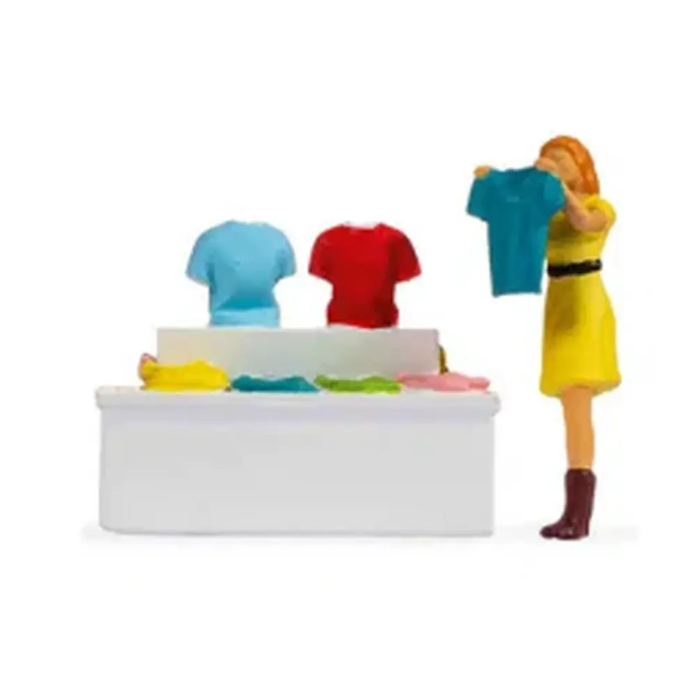 [NO16508] Scène stand de vêtements enfants - Noch 16508 - HO 1/87