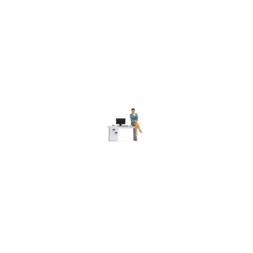 [NO16517] Personnage "au bureau" - Noch 16517 - HO 1/87