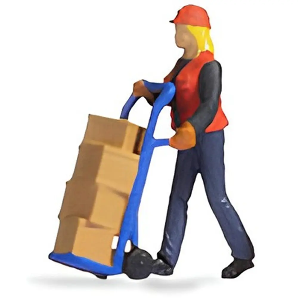 [NO16527] Personnage dans un entrepot - Noch 16527 - HO 1/87