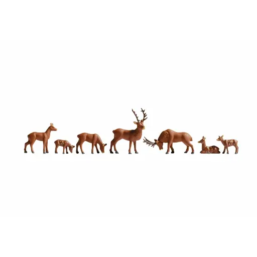 [NO45730] Cerfs et faons - Noch 45730 - TT 1/120