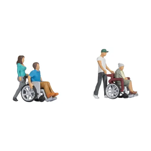 [NO15552] Personnes en fauteuil roulant - Noch 15552 - HO 1/87