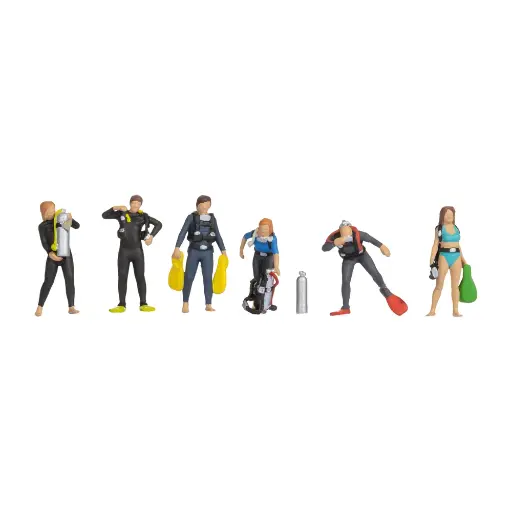 [NO15848] Set de figurines Plongeurs - Noch 15848 - HO 1/87
