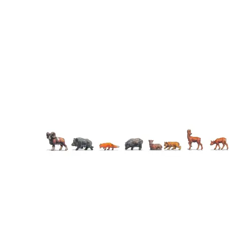[NO44543] Lot de 8 Animaux de la Forêt - Noch 44543 - Z 1/220