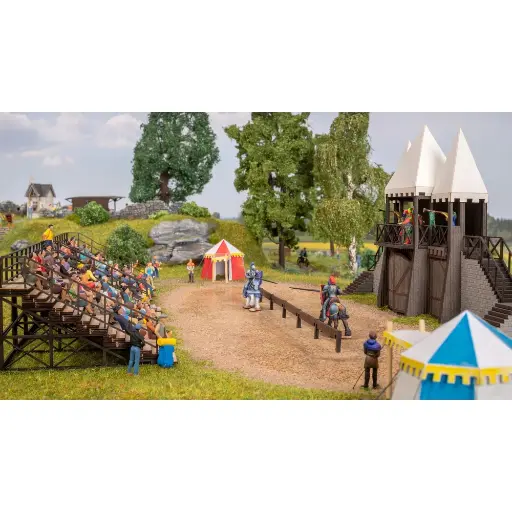 [NO66828] Tournoi des chevaliers en micro-motion avec micro-son - Noch 66828 - HO 1/87