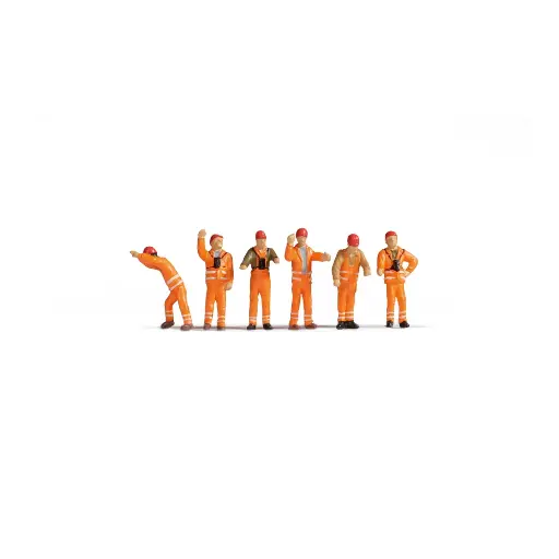 [NO36275] Lot 6 Figurines de Manœuvre - Noch 36275 - N 1/160