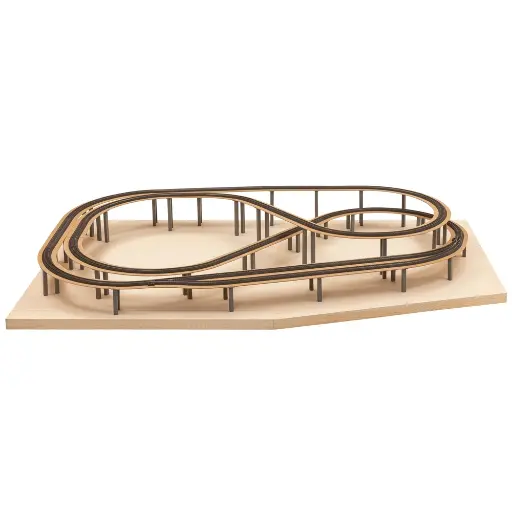 [NO53605] Kit de réseau ferroviaire Easy-Track « Andreastal » - Noch 53605 - HO 1/87