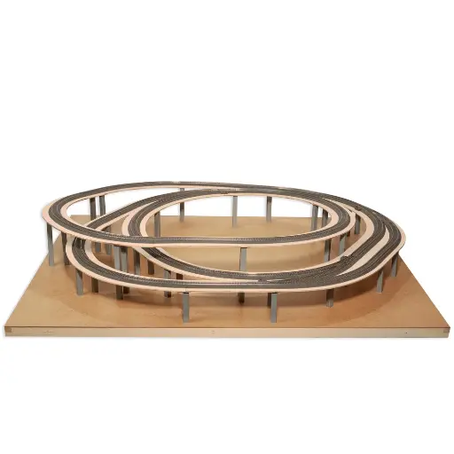 [NO53615] Kit de tracé ferroviaire Easy-Track « Theisensee » - Noch 53615 - HO 1/87