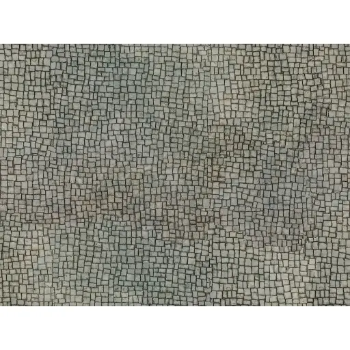 [NO56723] Feuille de carton 3D « Pavé irrégulier » - Noch 56723 - HO 1/87