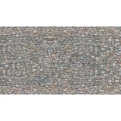 [NO56940] Feuille de carton 3D « Mur en pierre de taille » - Noch 56940
