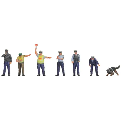 [NO35011] Policiers en uniforme bleu - Noch 35011 - 1/160