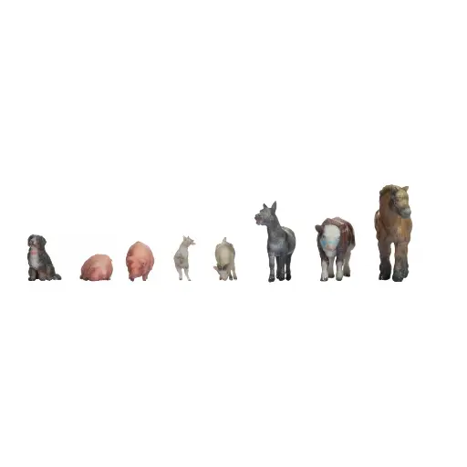 [NO35705] 8 animaux de la ferme - Noch 35705 - N 1/160