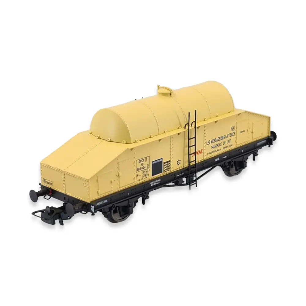 Wagon De Transport De Lait 2 Essieux SNCF Ép IIIcd – NOVATEUR MODELES 50006 – Échelle HO (1/87)