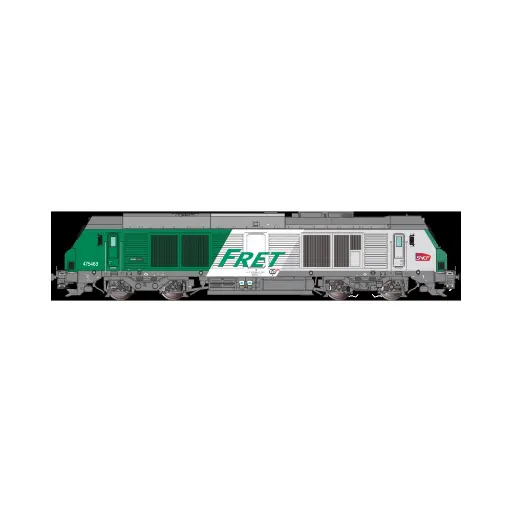 [OS7511] Locomotive diesel BB 75468 FRET - Os.kar 7511 - HO 1/87 - SNCF - Ep VI - Analogique - 2R