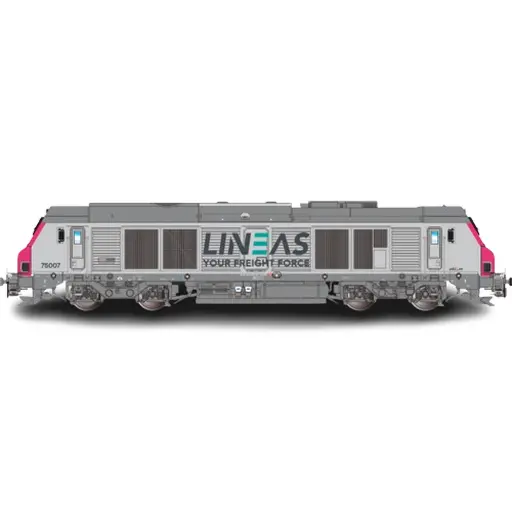 [OS7520] Locomotive diesel BB 75007 - Os.kar 7520 - HO 1/87 - LINEAS - Ep VI - Analogique - 2R