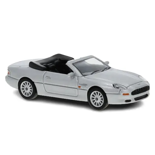 [PCX870145] Voiture Aston Martin DB7 Volante cabriolet grise PCX 870145 - HO 1/87