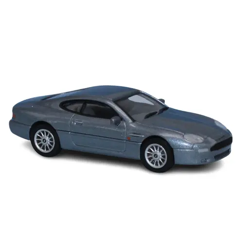 [PCX870105] Voiture Aston Martin DB7 coupé bleu métallisé PCX 870105 - HO 1/87