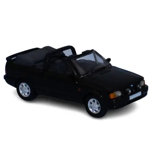 [PCX870159] Voiture Ford Escort MK IV cabriolet, noir, PCX 870159 - HO 1/87