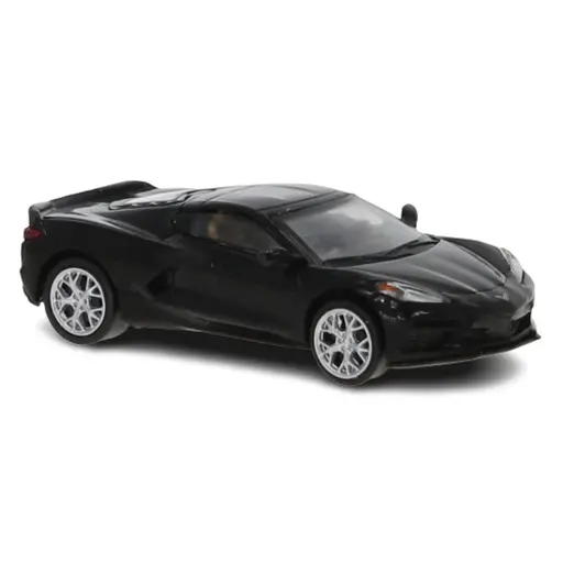 Voiture Chevrolet Corvette C8 noir, PCX 870208 - HO 1/87