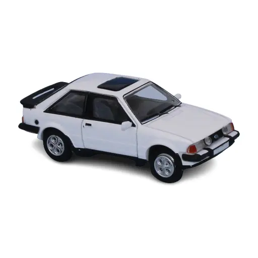[PCX870091] Voiture Ford Escort MK III XR3 blanche, PCX 870091 - HO 1/87