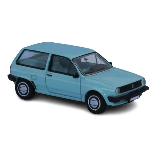 [PCX870334] Voiture VW Polo II Fox turquoise PCX 870334 - HO 1/87