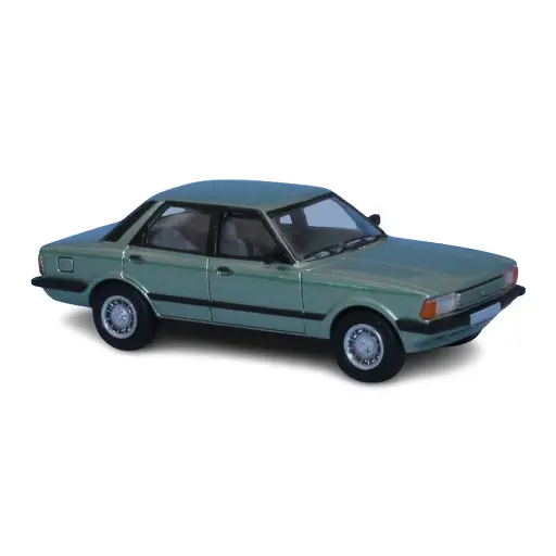 [PCX870698] Ford Taunus TC3 "Favorit" berline, vert clair métallisé, 1979 - PCX87 870698 - HO 1/87